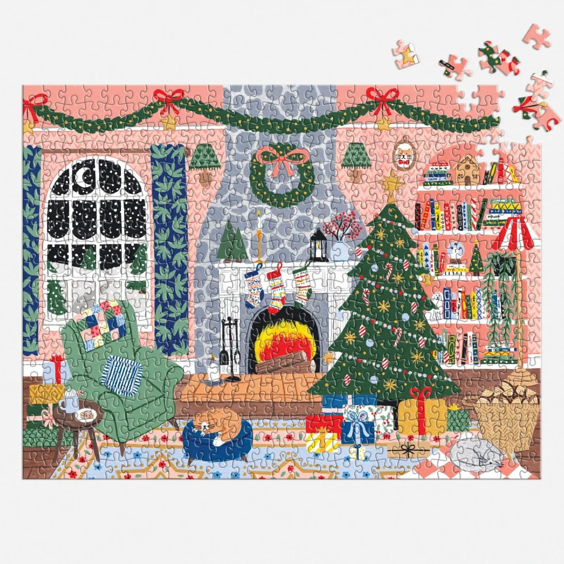 Home for the Holidays 500 Piece Advent Puzzle Calendar