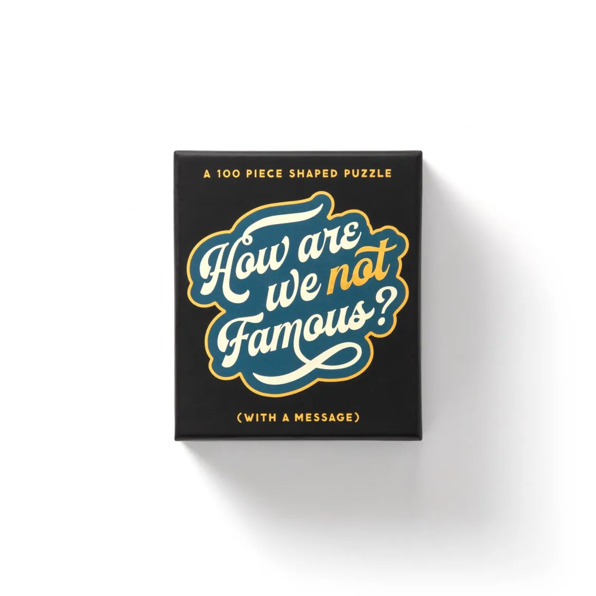 How Are We Not Famous? 100 Piece Mini Shaped Puzzle