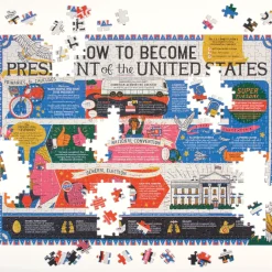 How to Become President of the United States Double-Sided 500 Piece Jigsaw Puzzle