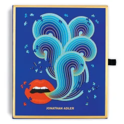 Jonathan Adler 750 Piece Lips Shaped Jigsaw Puzzle