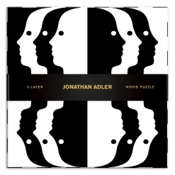 Jonathan Adler Atlas Layered Wooden Jigsaw Puzzle Set