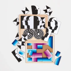 Jonathan Adler Infinity Wooden Jigsaw Puzzle Set