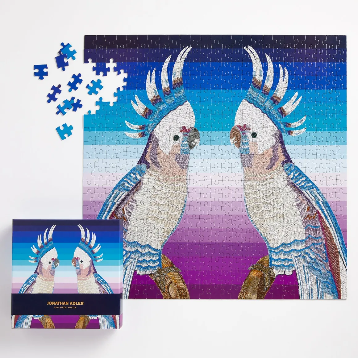 Jonathan Adler Parrots 500 Piece Puzzle