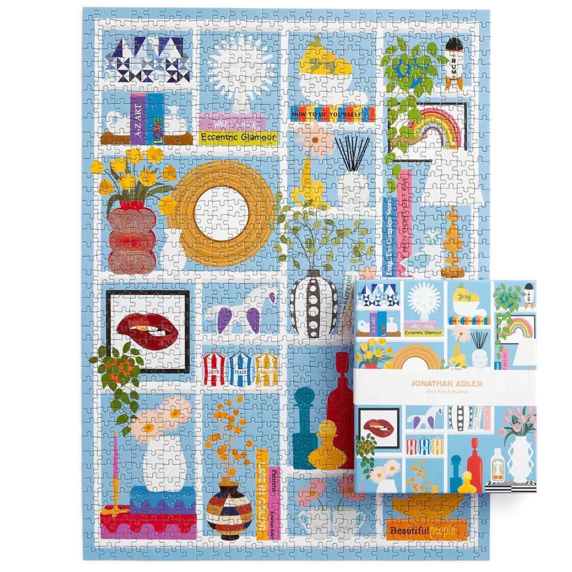Jonathan Adler Shelfie 1000 Piece Puzzle