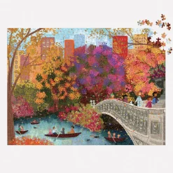 Joy Laforme Autumn on Bow Bridge 1000 Piece Puzzle