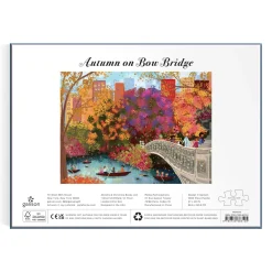 Joy Laforme Autumn on Bow Bridge 1000 Piece Puzzle