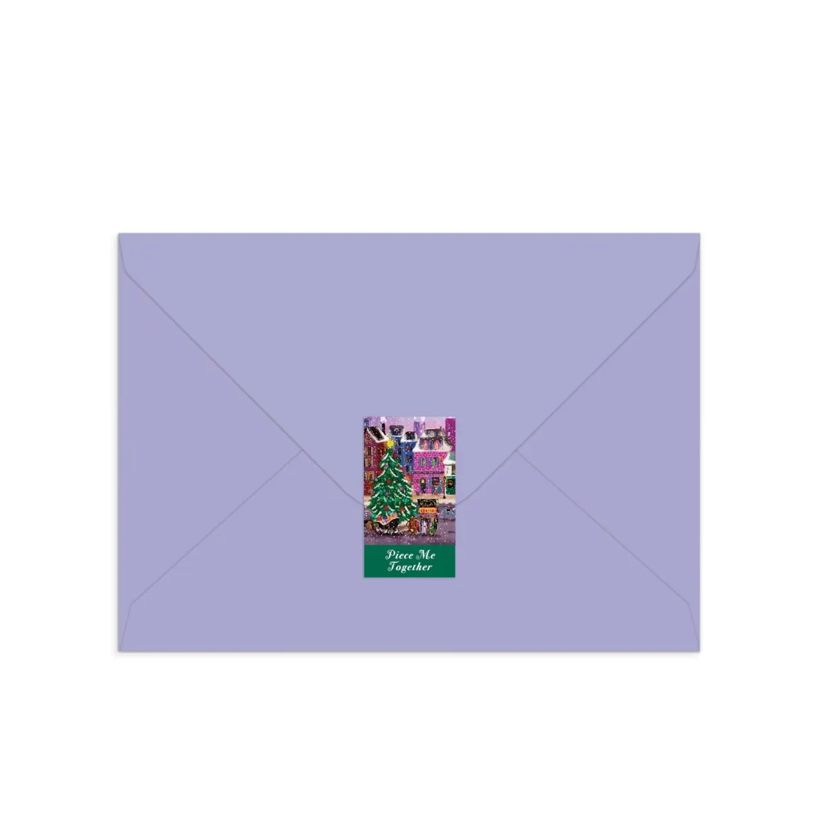 Joy Laforme Christmas Square Greeting Card Puzzle