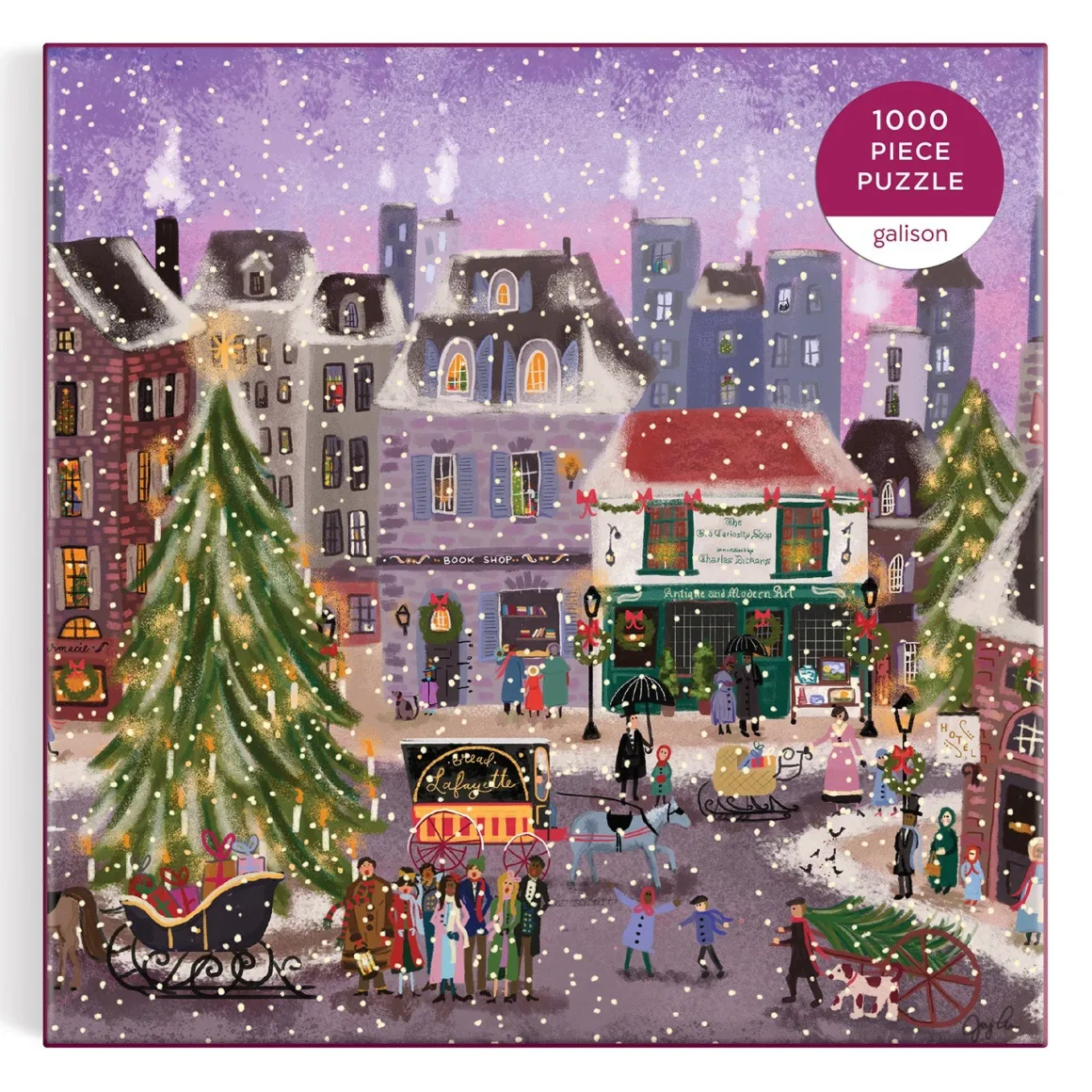 Joy Laforme Christmas Square 1000 Piece Puzzle