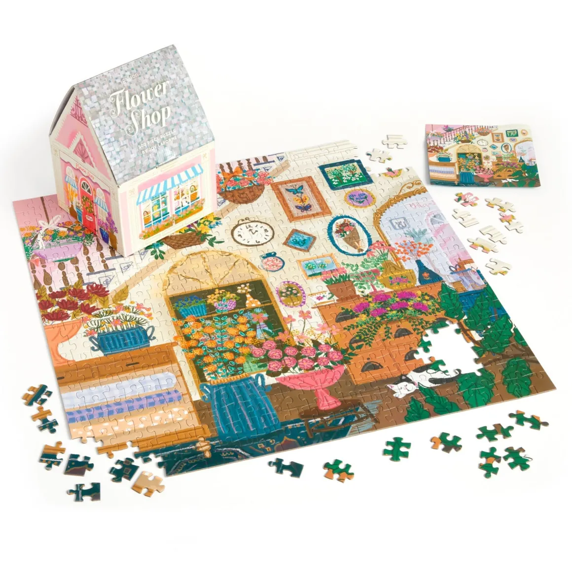Joy Laforme Flower Shop 500 Piece House Puzzle
