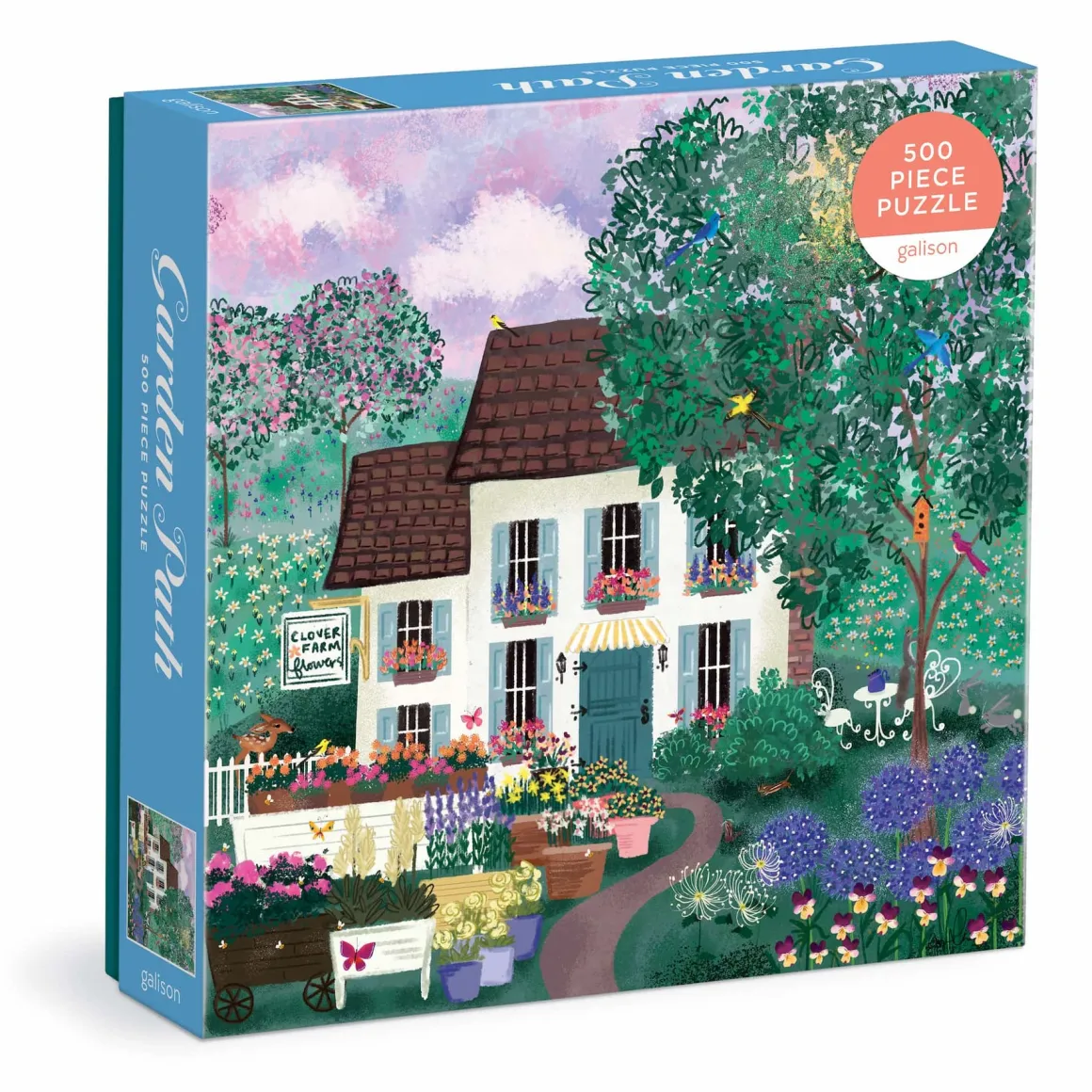 Joy Laforme Garden Path 500 Piece Puzzle