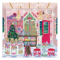 Joy Laforme Gingerbread Cottage 500 Piece Puzzle In A House