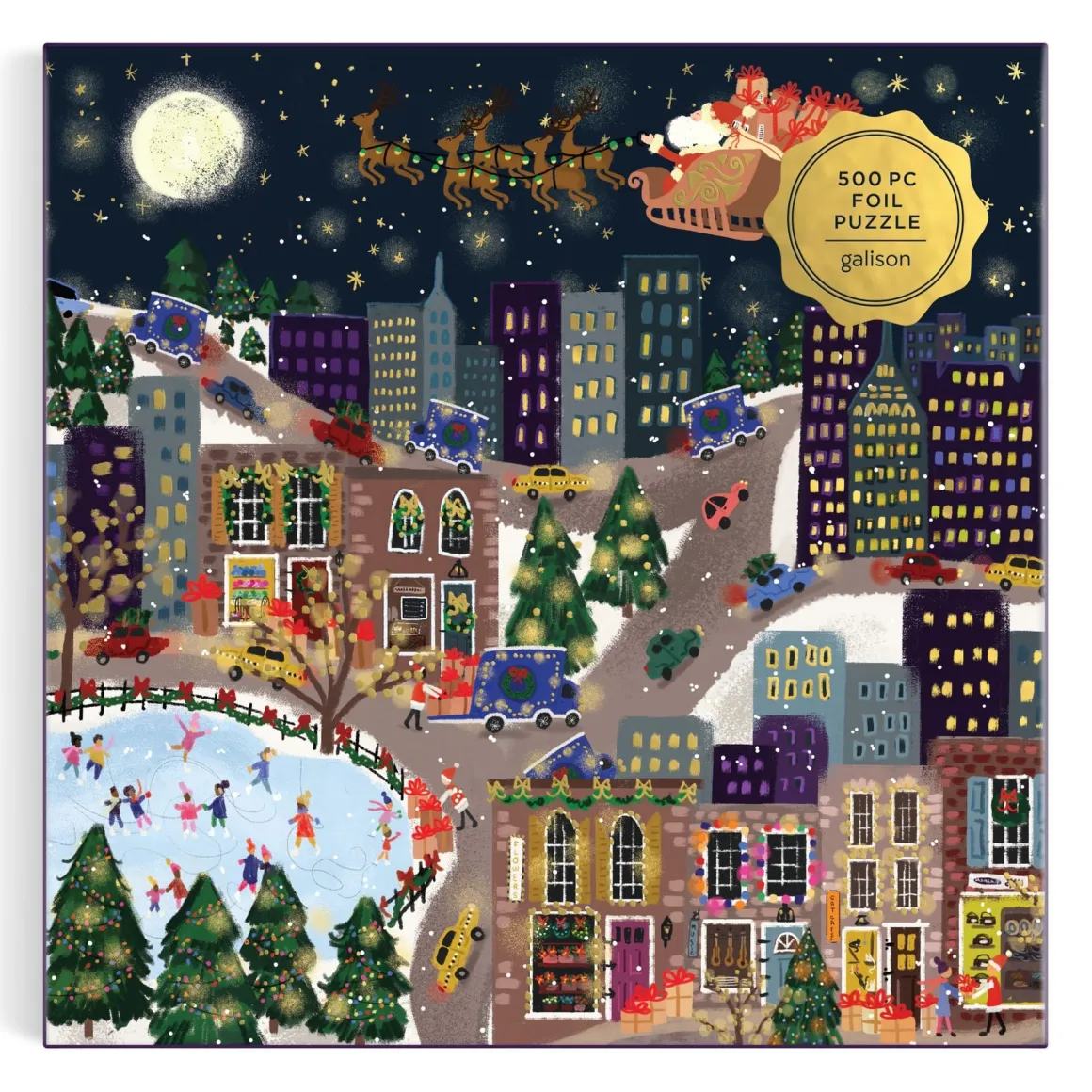 Joy Laforme Presentville 500 Piece Foil Puzzle