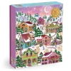 Joy Laforme Snowcap Village 1000 Piece Foil Puzzle