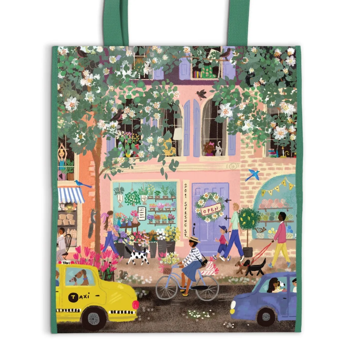 Joy Laforme Spring Street Reusable Shopping Bag