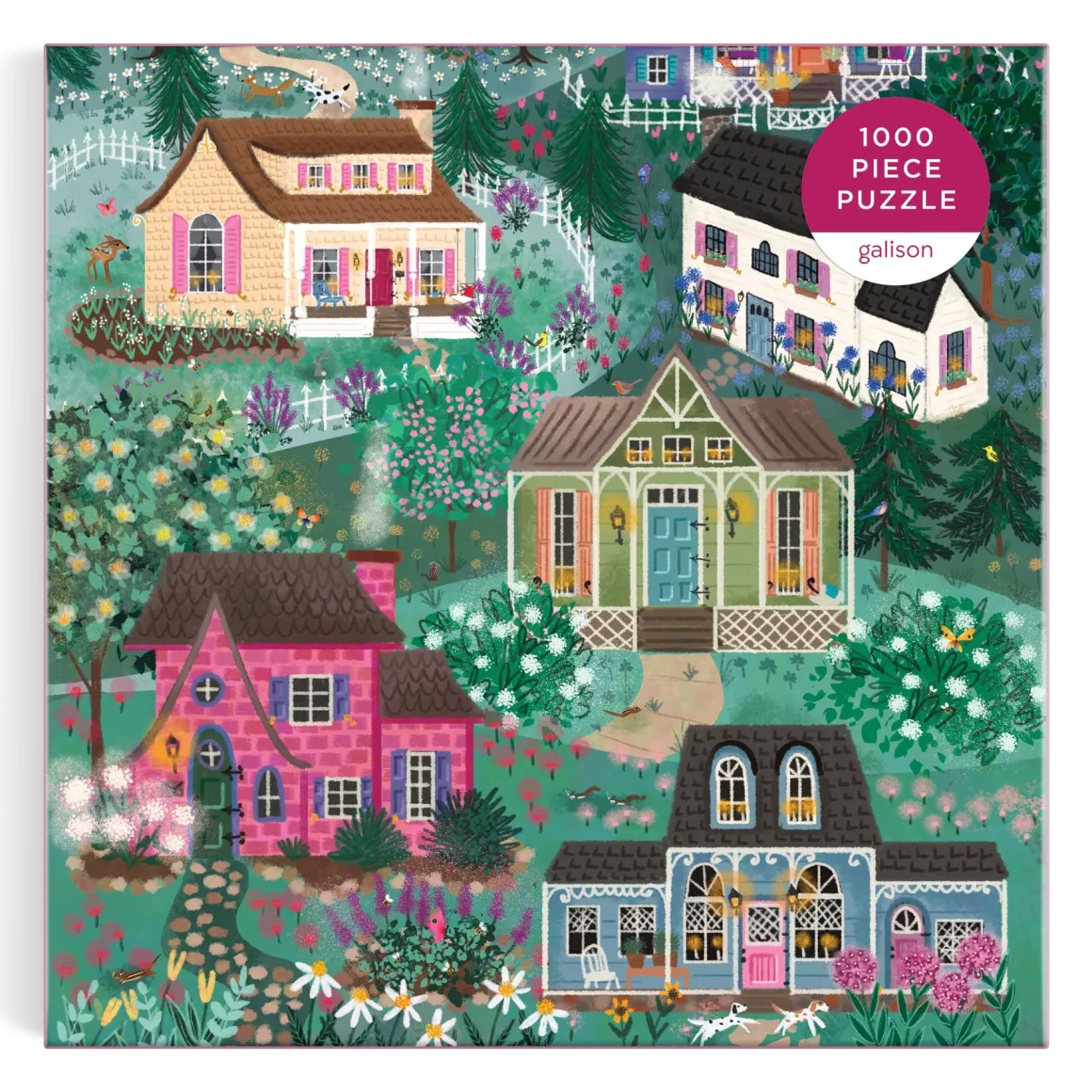 Joy Laforme The Cottage Hills 1000 Piece Puzzle in a Square Box