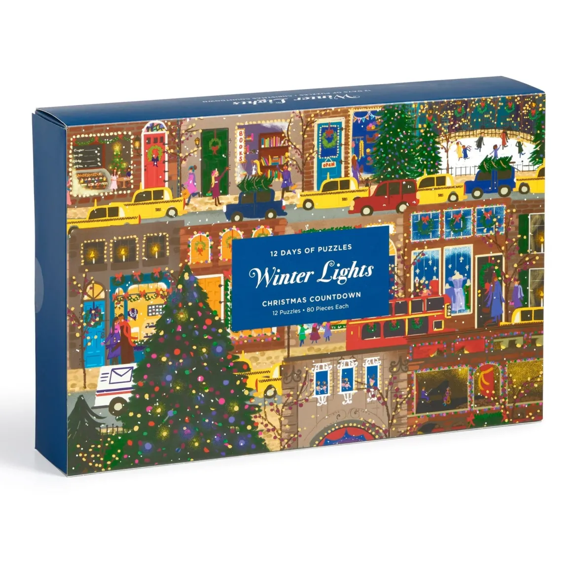 Joy Laforme Winter Lights 12 Days of Puzzles Holiday Countdown