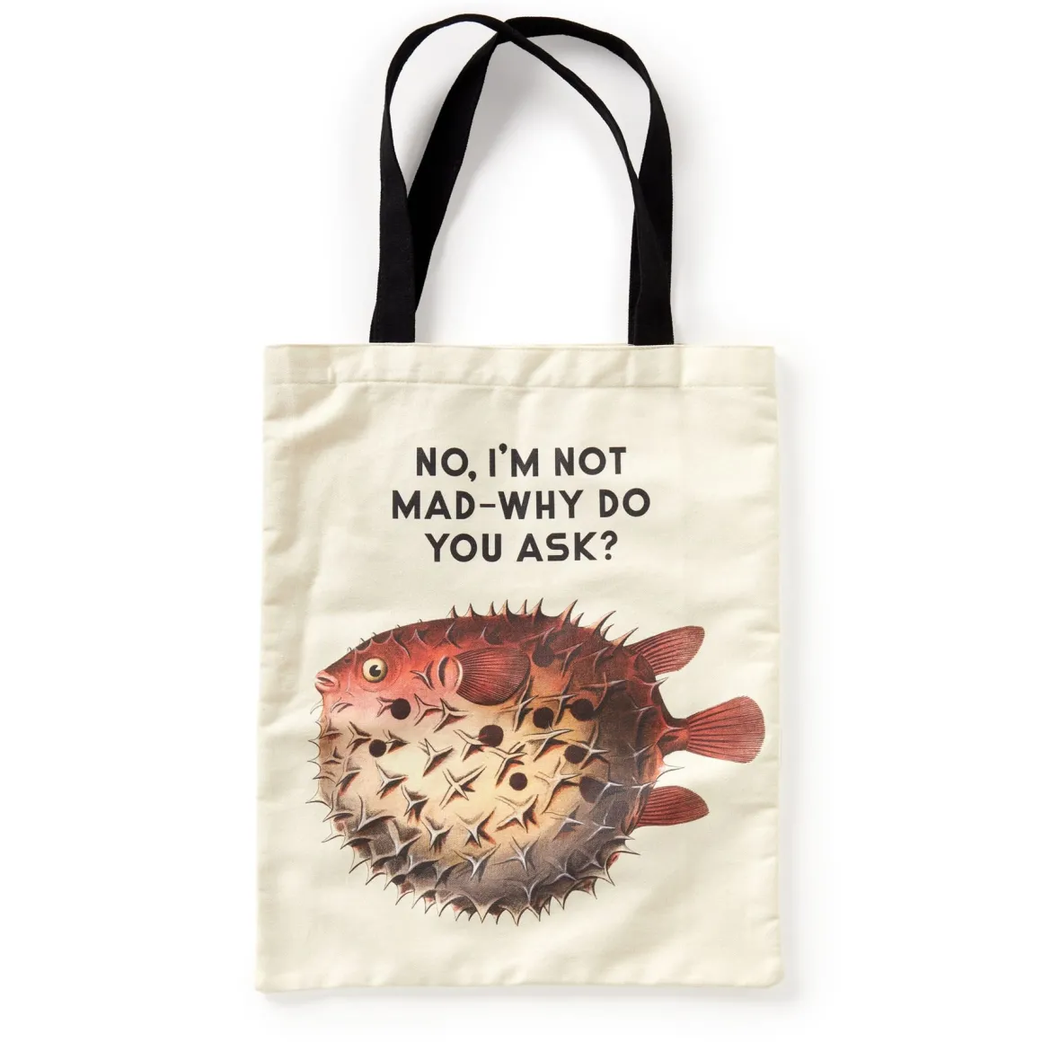 Judgy Fish Canvas Tote