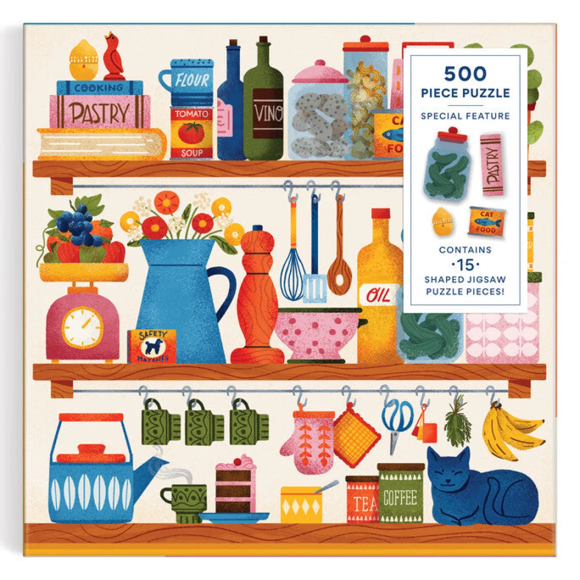 Kitchen Essentials 500 Piece Puzzle with Shaped Pieces