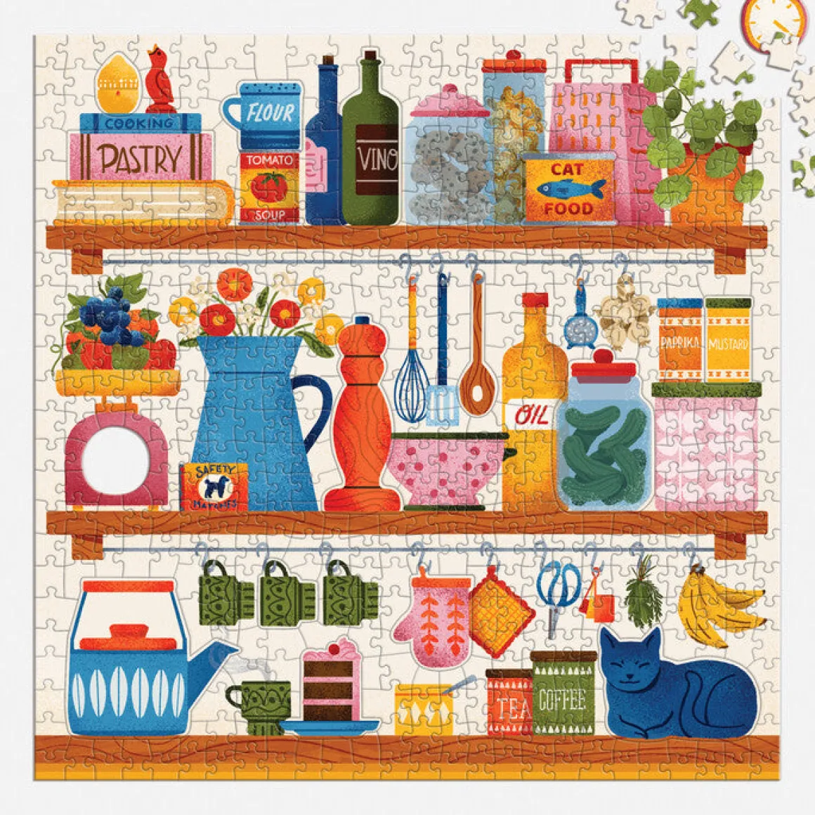 Kitchen Essentials 500 Piece Puzzle with Shaped Pieces