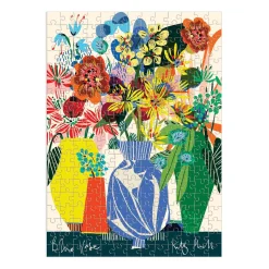 Kitty McCall Blue Vase 250 Piece Wood Puzzle