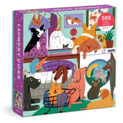 Laundry Dogs 500 Piece Puzzle