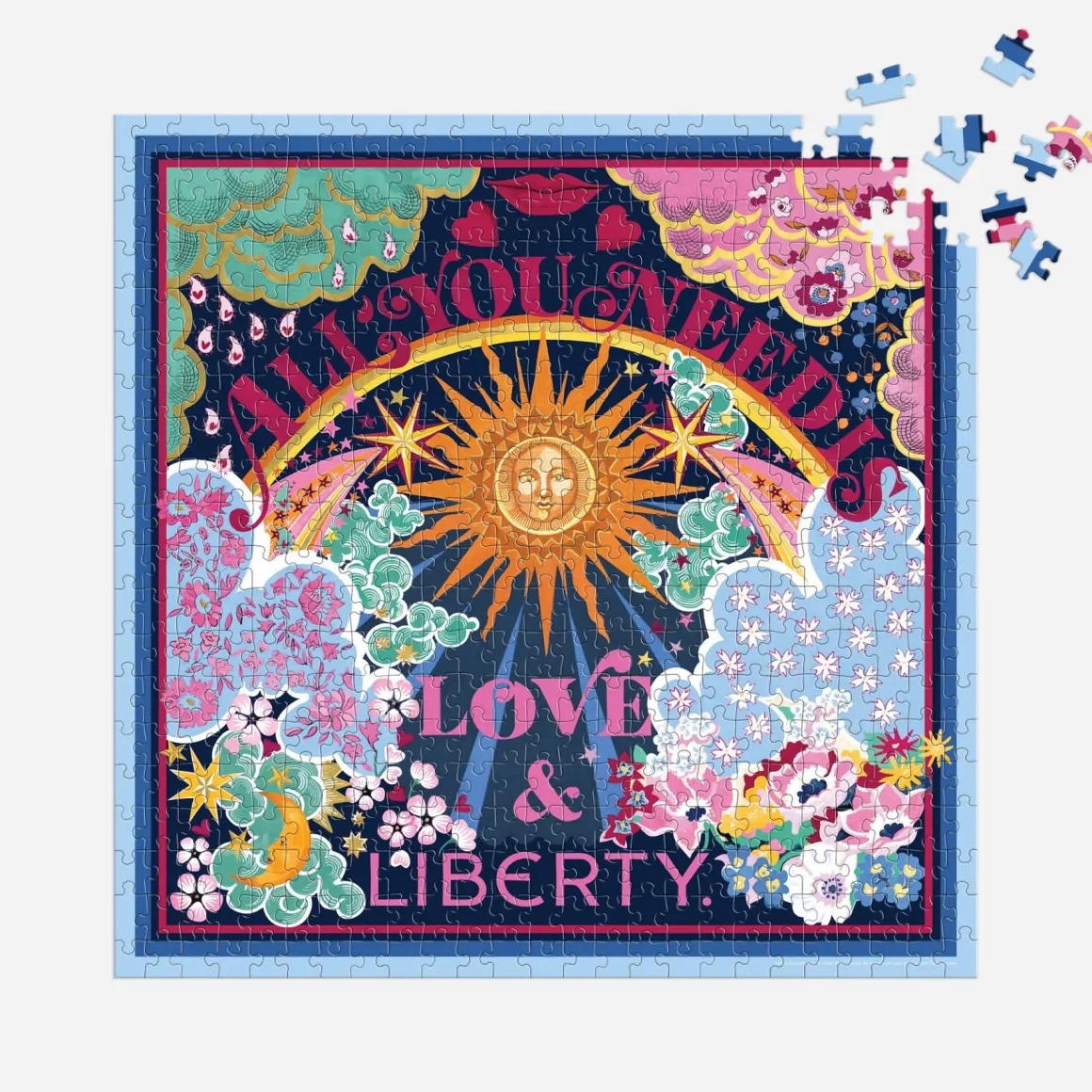 Liberty All You Need is Love 500 Piece Book Puzzle