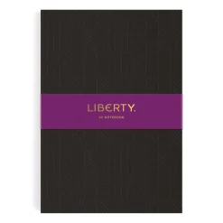 Liberty Black Tudor A5 Embossed Journal