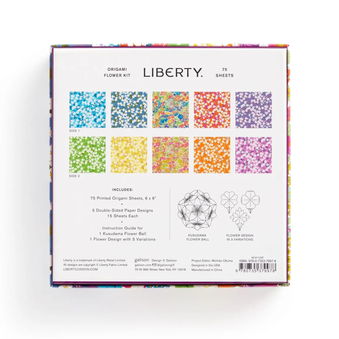 Liberty Classic Floral Origami Flower Kit
