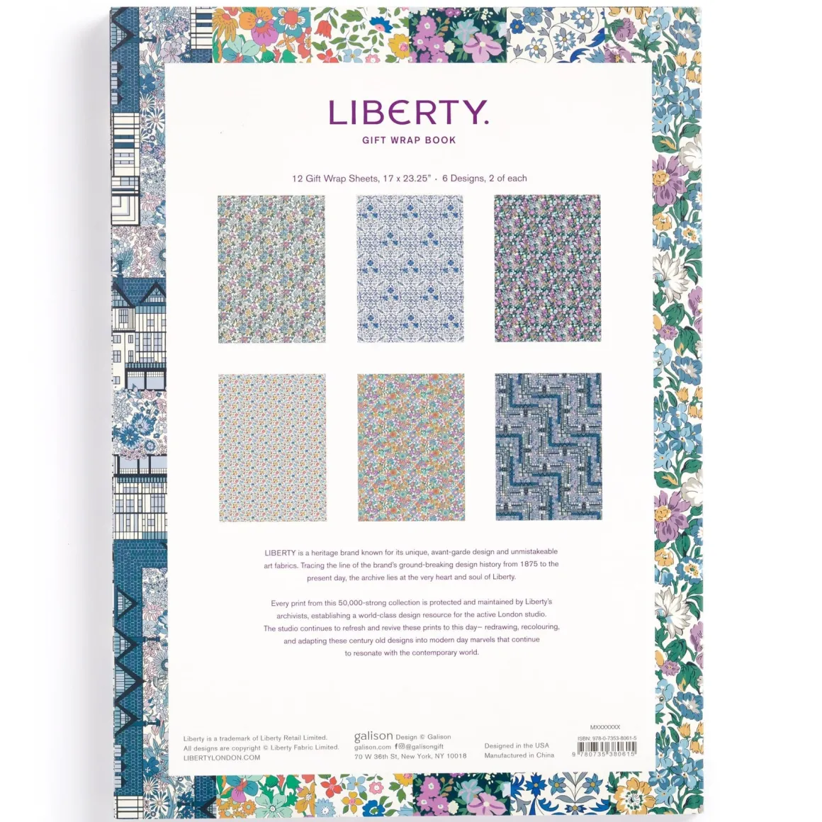 Liberty Gift Wrap Book