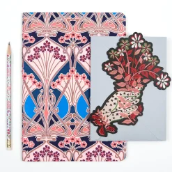 Liberty Ianthe Handmade Embroidered Journal