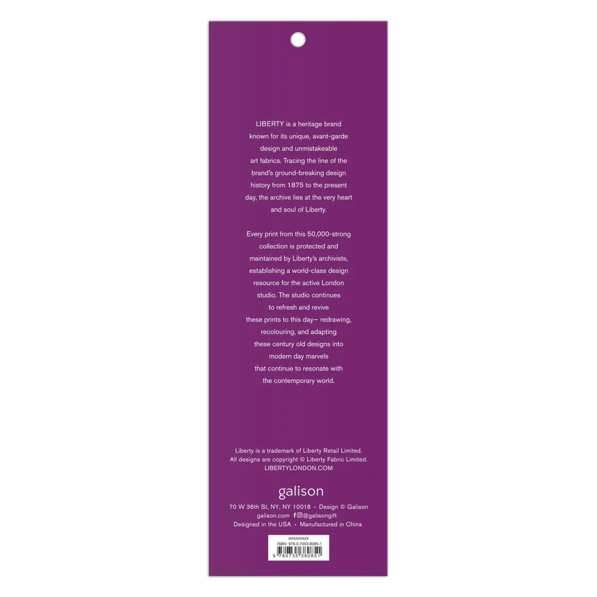 Liberty Magnetic Bookmarks