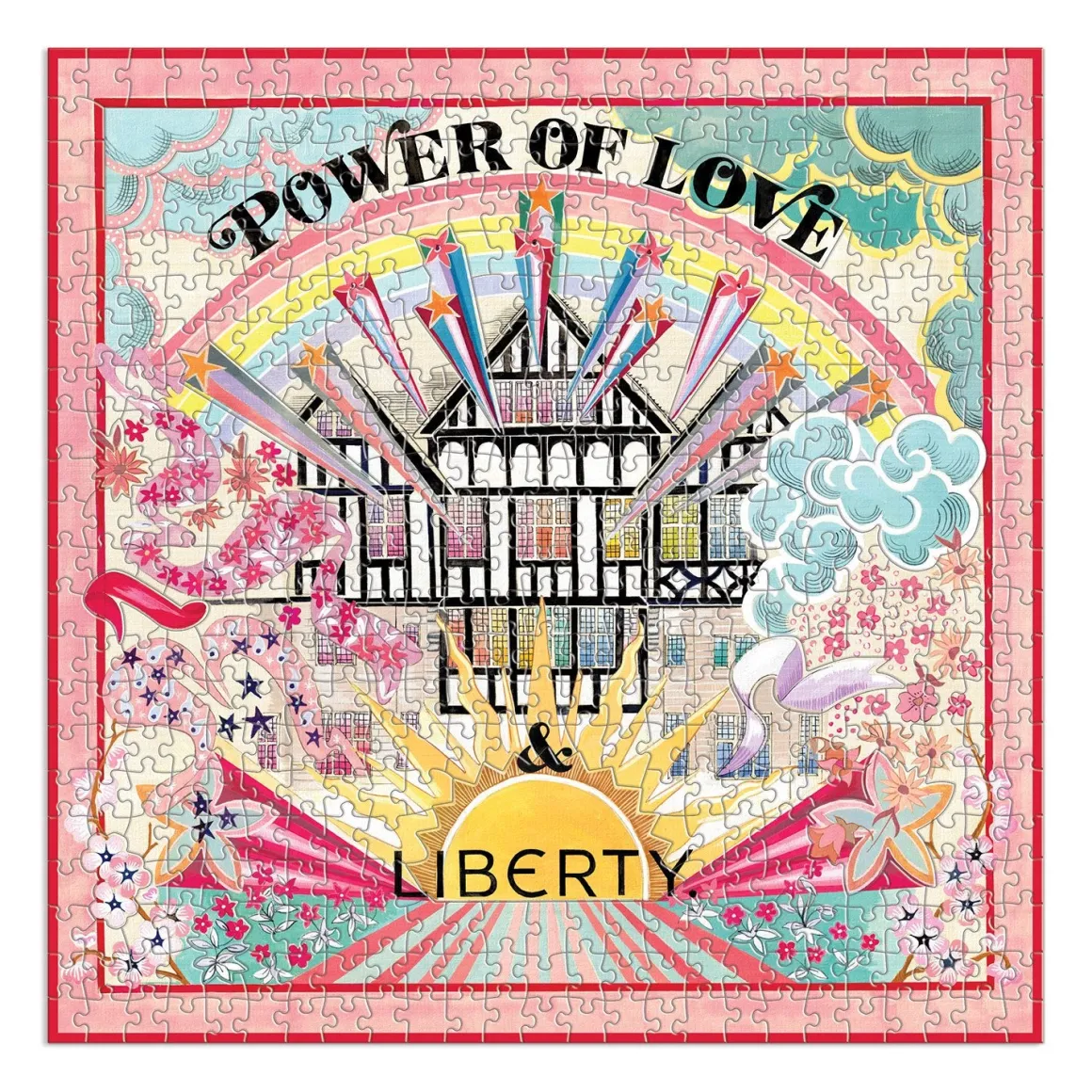 Liberty Power of Love 500 Piece Double Sided Jigsaw Puzzle with Shaped Pieces