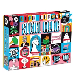Life Before Social Media 1000 Piece Jigsaw Puzzle