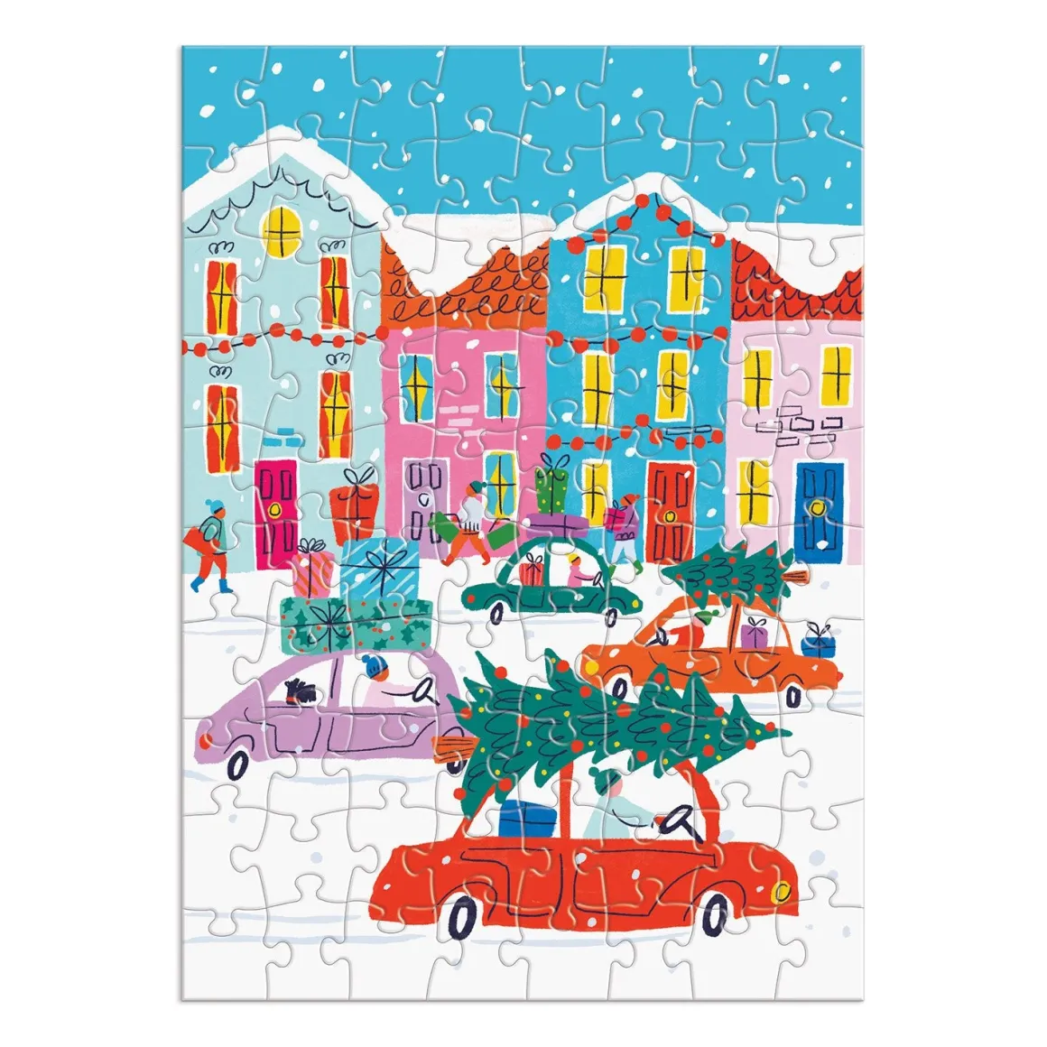 Louise Cunningham Merry and Bright 12 Days of Christmas Advent Puzzle Calendar