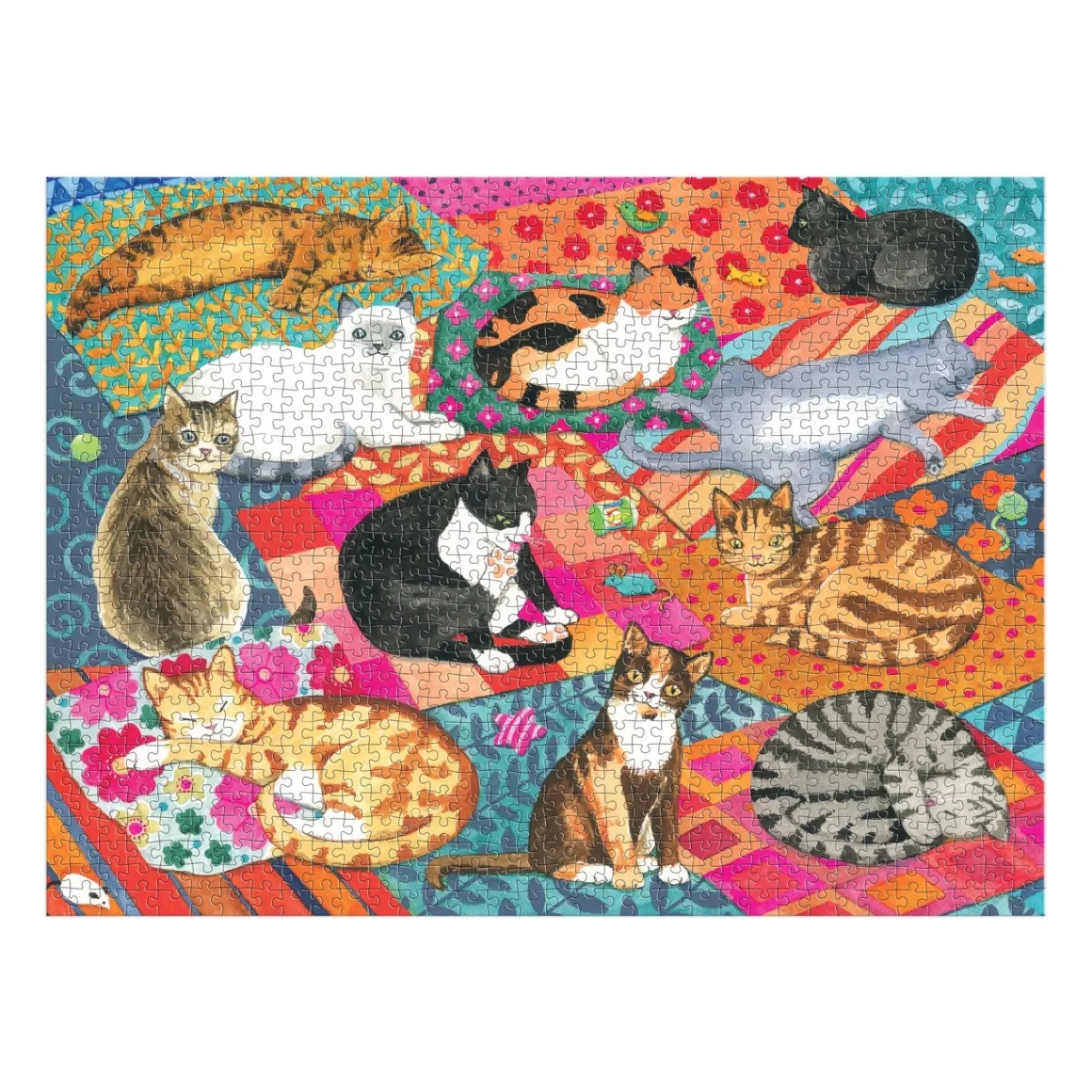 Lounging Cats 1000 Piece Puzzle