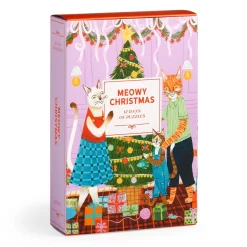 Meowy Christmas 12 Days of Puzzles 500 Piece Countdown