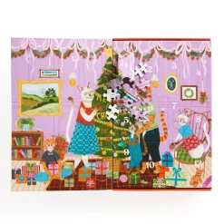 Meowy Christmas 12 Days of Puzzles 500 Piece Countdown