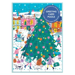 Merry & Bright Greeting Card Puzzle