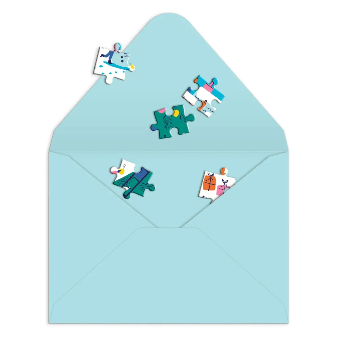 Merry & Bright Greeting Card Puzzle