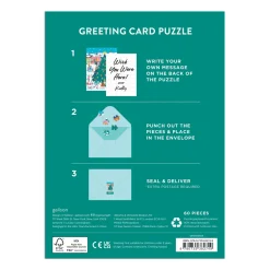 Merry & Bright Greeting Card Puzzle