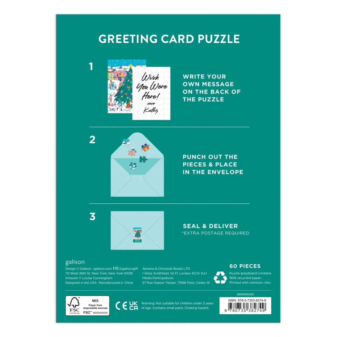 Merry & Bright Greeting Card Puzzle