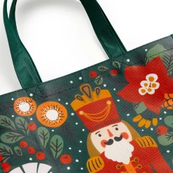 Merry Nutcracker Reusable Shopping Bag