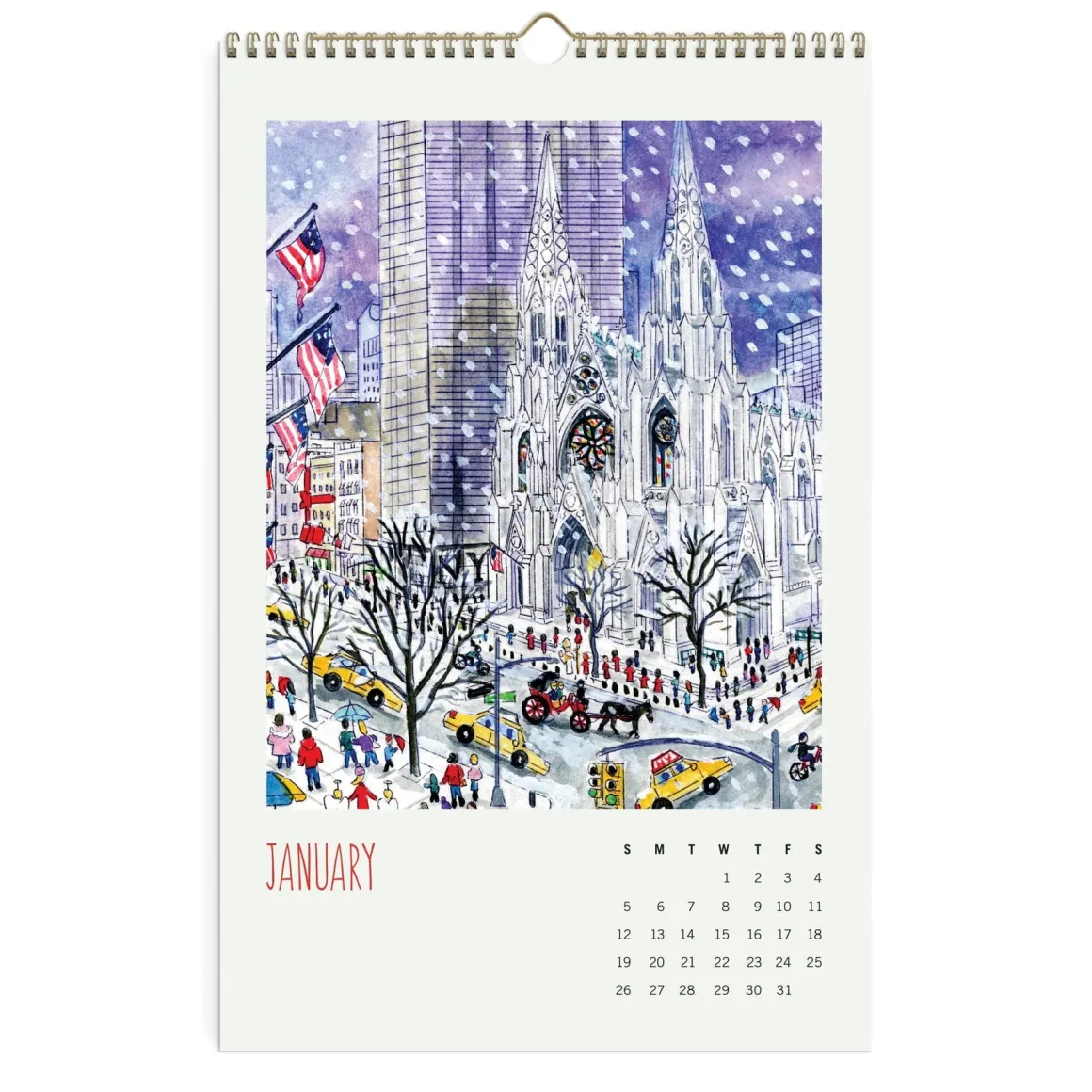 Michael Storrings 2025 Wall Calendar