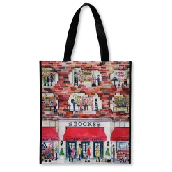 Michael Storrings A Day at the Bookstore Reusable Shopping Bag