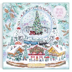 Michael Storrings Alpine Village Snowglobe 500 Piece Foil Puzzle