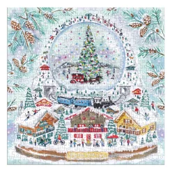 Michael Storrings Alpine Village Snowglobe 500 Piece Foil Puzzle
