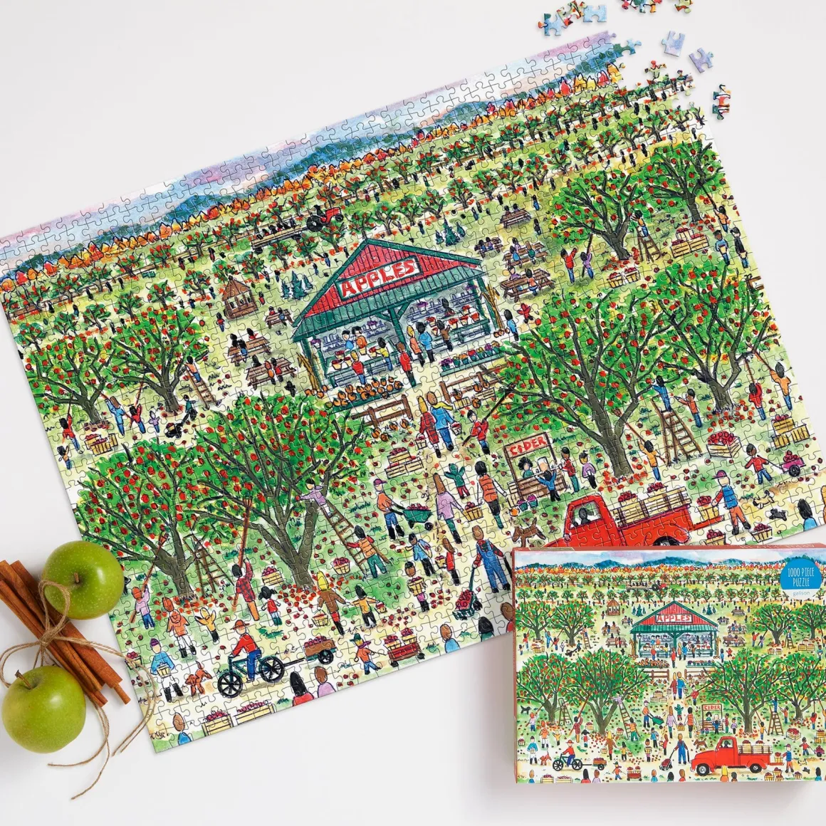 Michael Storrings Apple Pickin' 1000 Piece Puzzle