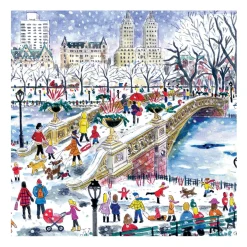 Michael Storrings Bow Bridge In Central Park 500 Piece Jigsaw Puzzle