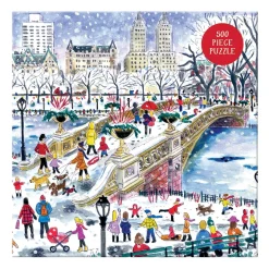 Michael Storrings Bow Bridge In Central Park 500 Piece Jigsaw Puzzle
