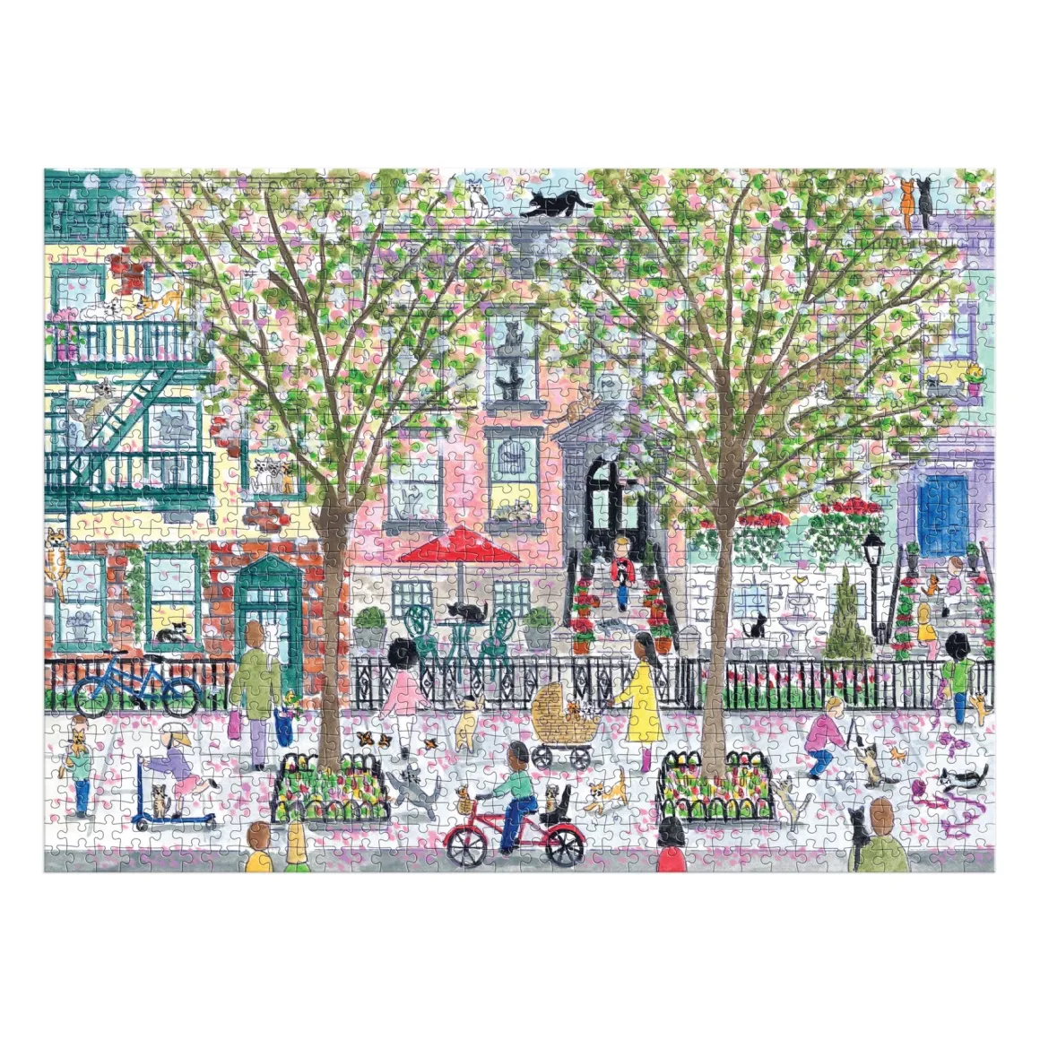 Michael Storrings Cats in the City 1000 Piece Puzzle
